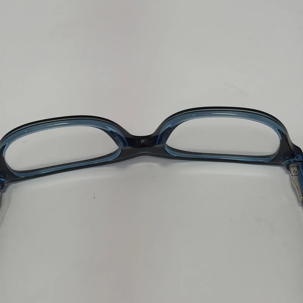 RAY-BAN Kids EYEGLASSES FRAMES ONLY RB1555 3667 BLACK / BLUE FULL RIM 48-16-125